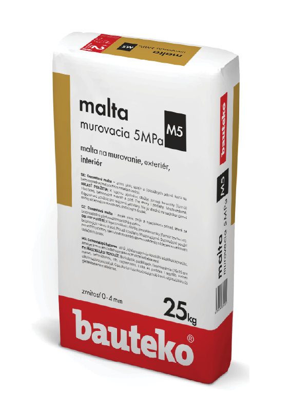 BAUTEKO murovacia malta 5MPa 910-1/25