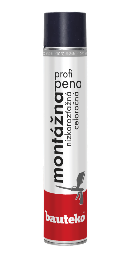 BAUTEKO Pena mont. celoro.nízko.pištoľ/750 ml