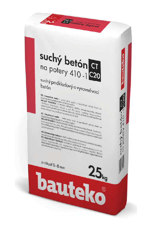 BAUTEKO suchý betón na potery 410-1/25