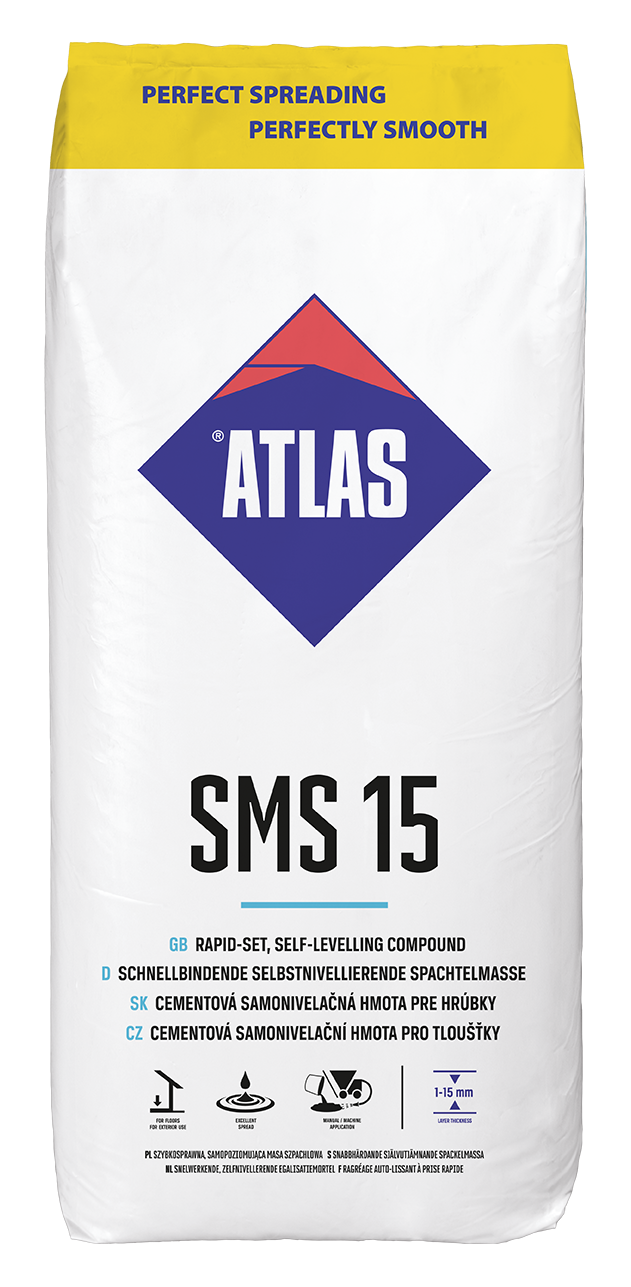ATLAS SMS 15 (nivelačka cementová 1-15mm)/25kg